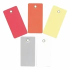 See All Industries Tuf-G01w Blank Shipping Tag, Vinyl, 2-3/4" H X 1-3/8" W,