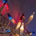 thumbnail image 1 of See All String Lights Patriotic Red White & Blue String Lights 32 Feet Plug-in White Wire, 1 of 4