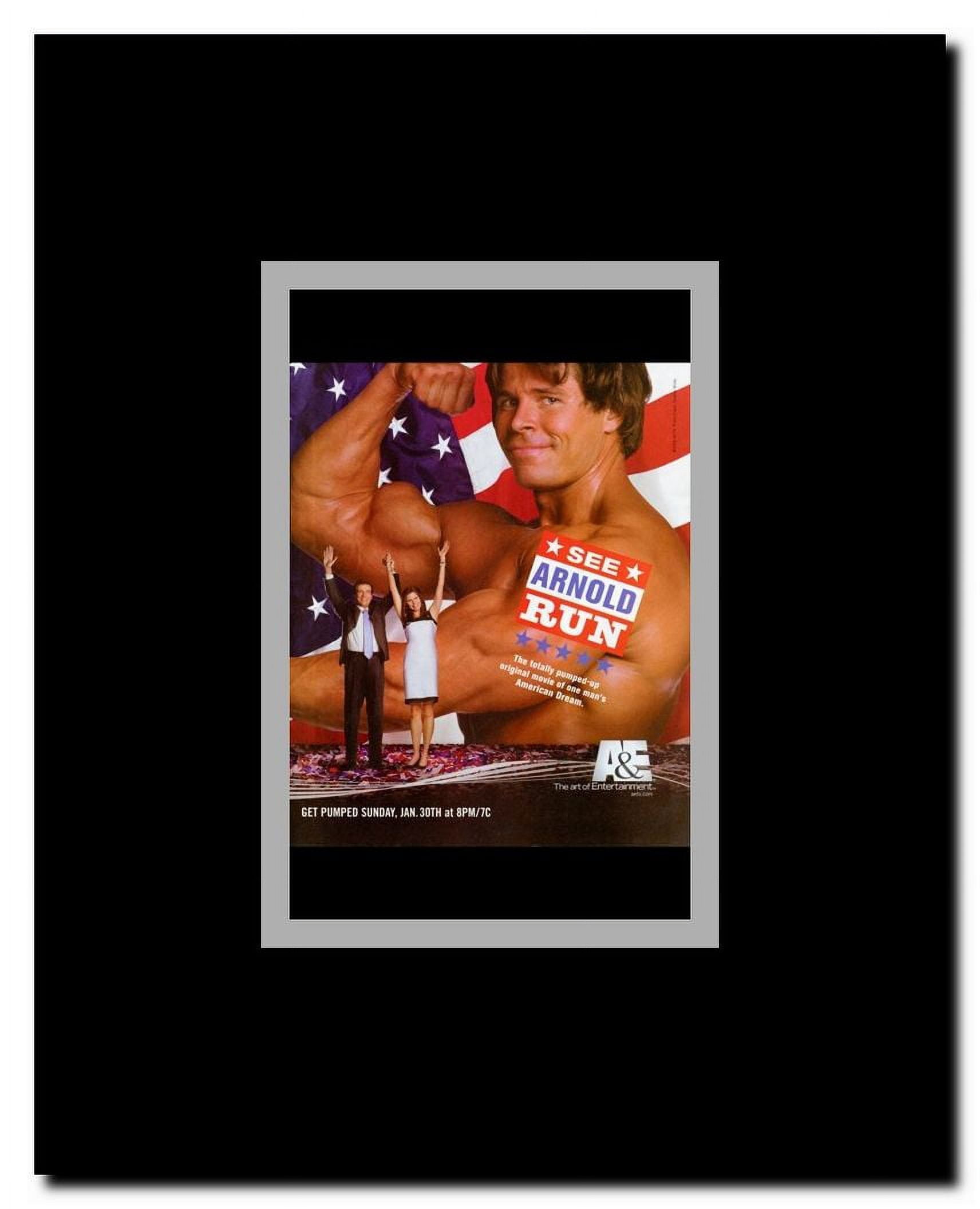 See Arnold Run Framed Movie Poster