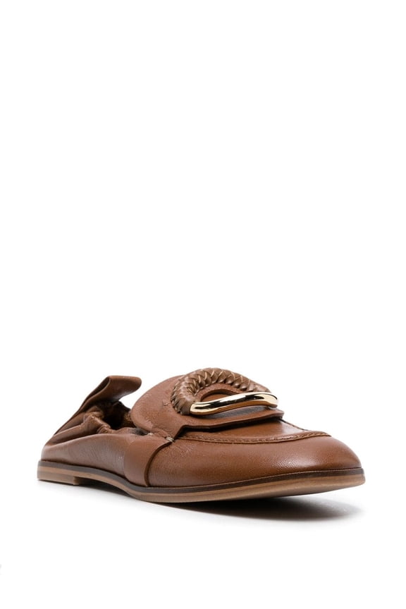Hana-Loafer Leather Sole Brown Tan
