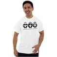 thumbnail image 1 of See Hear Speak No Evil Inspirational Men's Graphic T Shirt Tees Brisco Brands X, 1 of 4