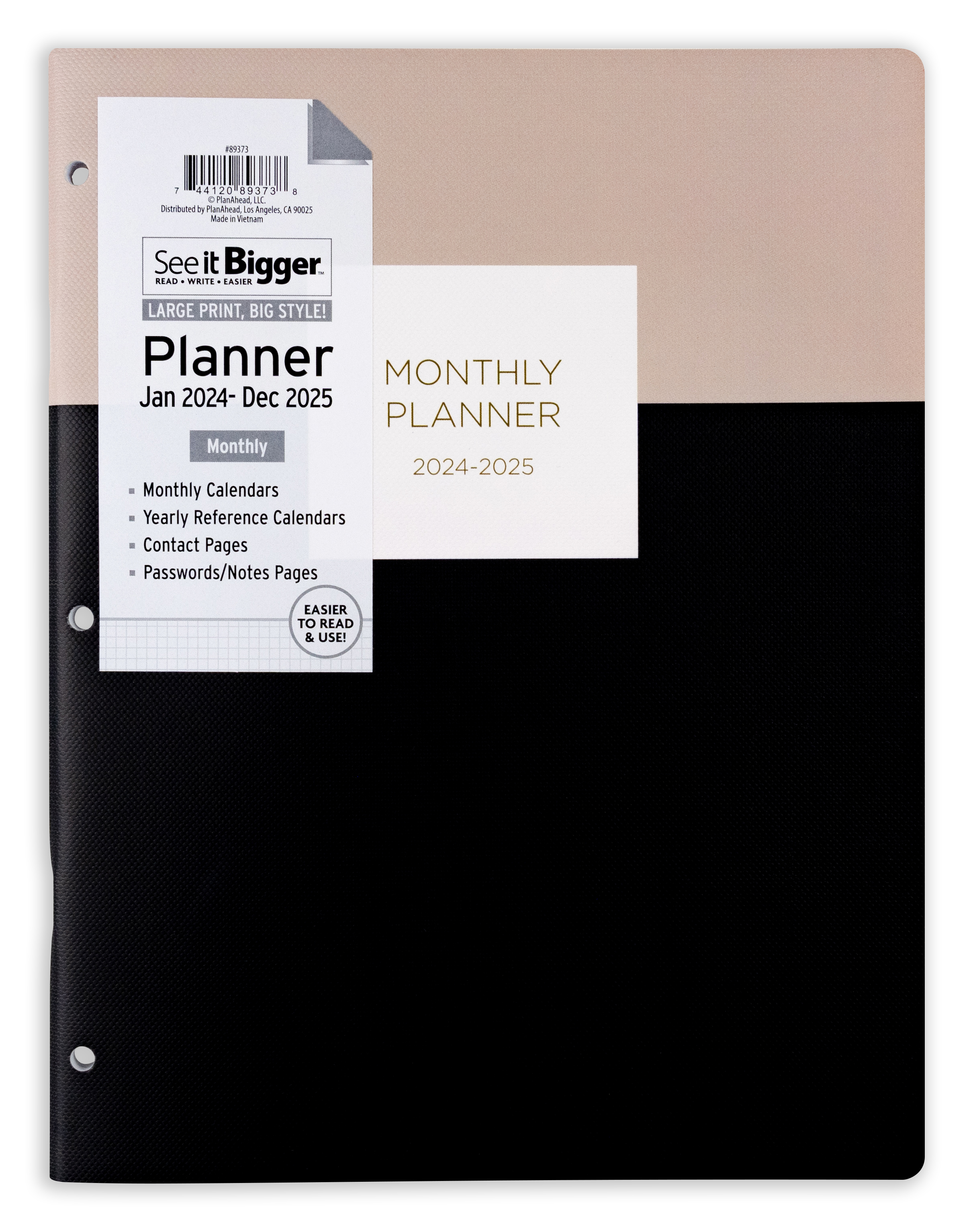 See It Bigger Monthly Planner