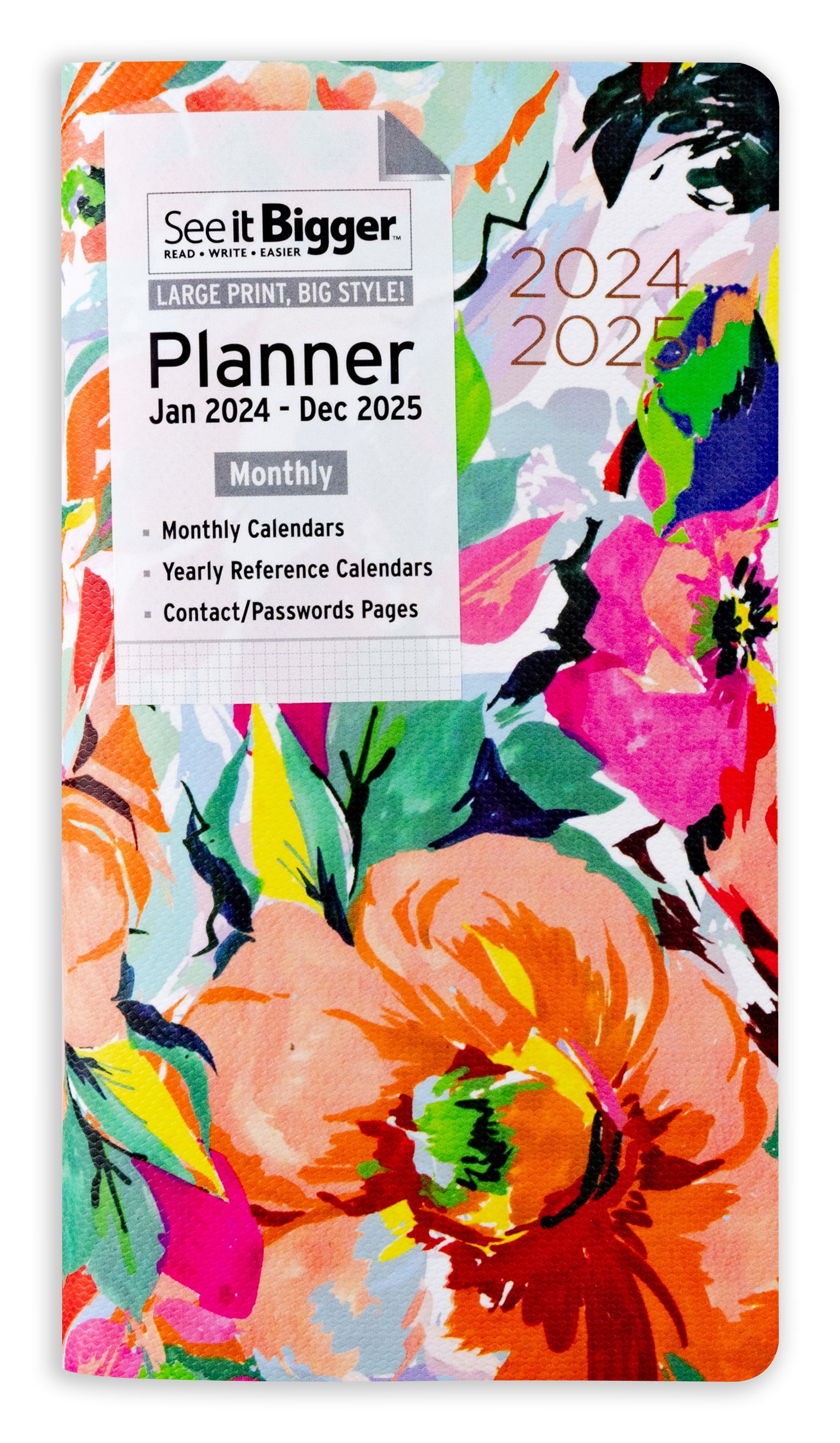 Pocket Calendar Weekly and Monthly for 2024 Planner Purse Agenda