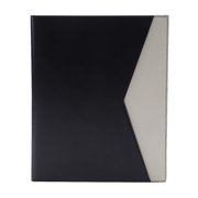 See Jane Work  Faux Leather Portfolio, Black/Tan