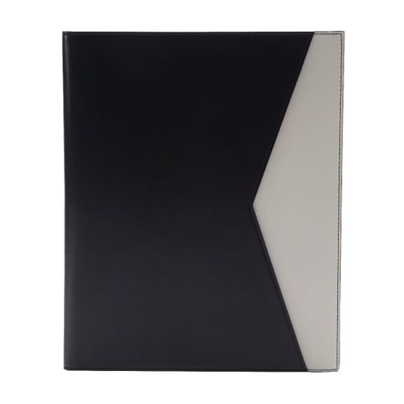 See Jane Work Faux Leather Portfolio, Black/Tan