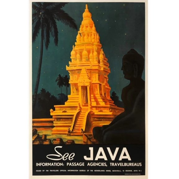 See Java Poster - Print Wall Art Home Decor Vintage Gift Living Room Dercor