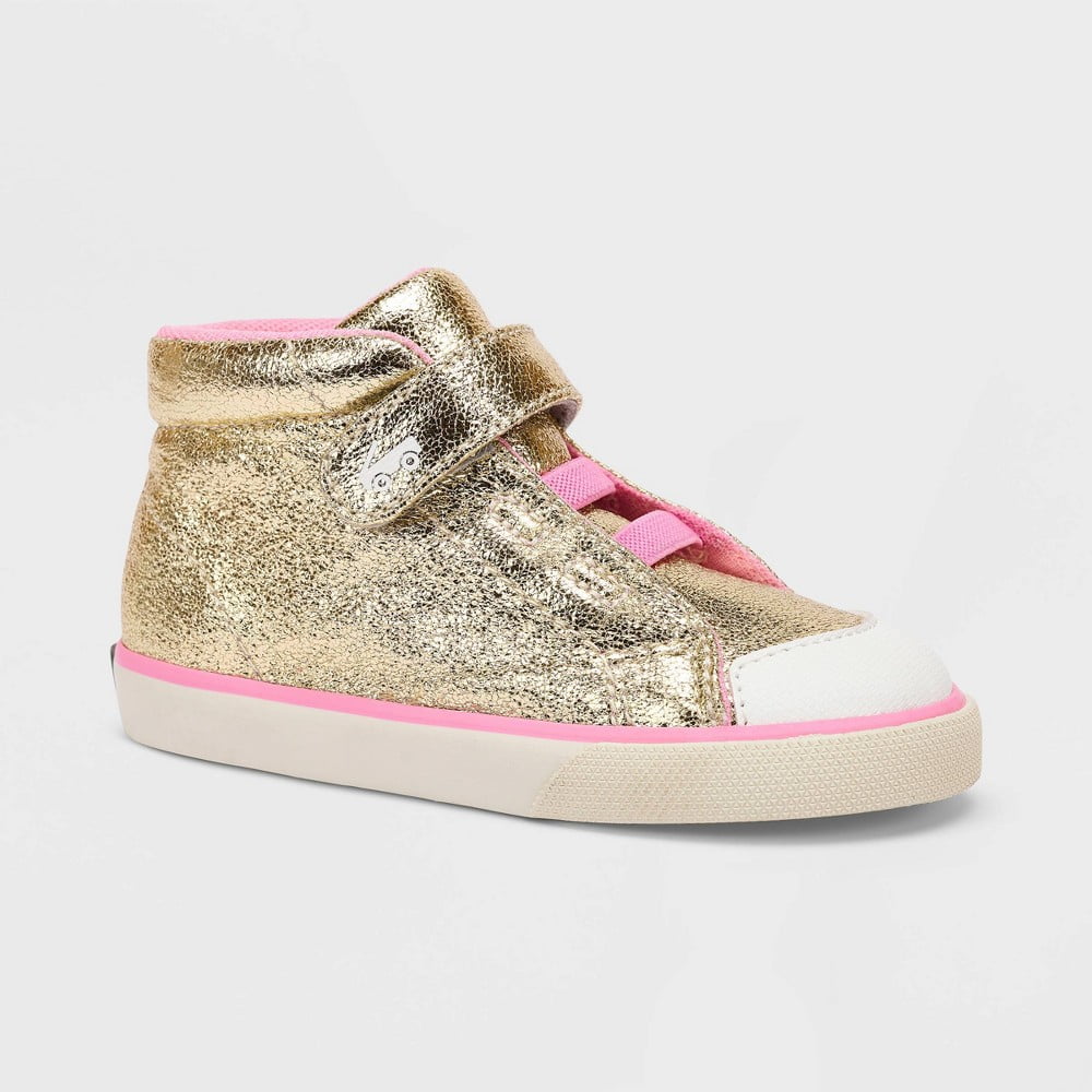 See Kai Run Toddler Basics Belmont Sneakers Gold Size 7