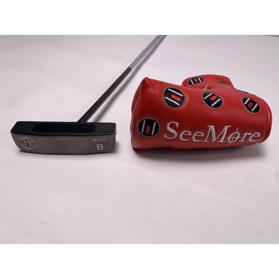 Pre-Owned See More Model B Black Putter 35" SuperStroke Pistol 2.0 Mens RH HC