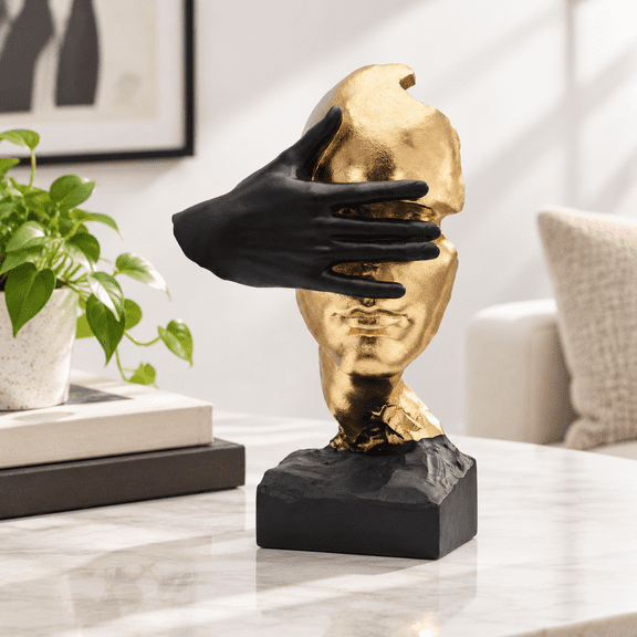 See No Evil Bust Sculpture Desk Shdecor Statue