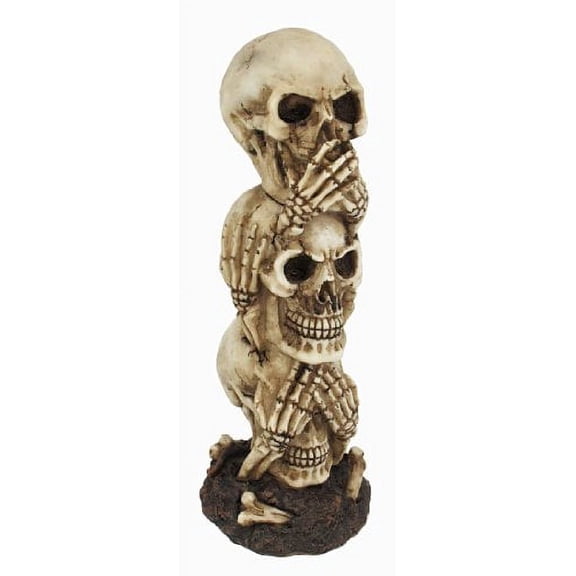 See No Evil, Hear No Evil, Speak No Evil Stacked Skulls