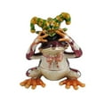 thumbnail image 1 of See No Evil Jester Frog Trinket Box, 1 of 3