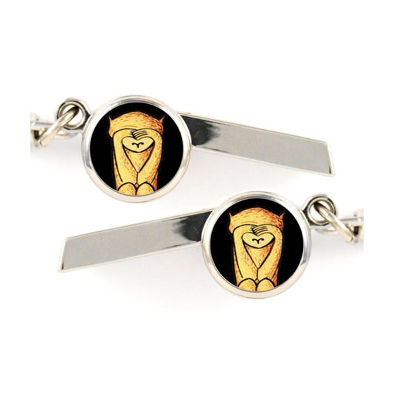 See No Evil Safety Whistle Keychain