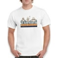 thumbnail image 1 of See Speak Hear No Dialogue T-Shirt Men -Wilfred Hildonen Designs, Male Large, 1 of 4