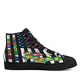 thumbnail image 1 of See The Able Not The Label High Top Canvas Shoes Sneakers Black Size 8.5, 1 of 2