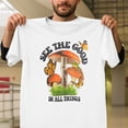 thumbnail image 1 of See The Good In All Things Mushroom Positive Motivational Unisex T-Shirt, Quote V70215, Up to Size 5XL, 1 of 2