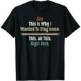 thumbnail image 1 of See This Is Why I Wanted To Stay Home This All This Right T-Shirt, 1 of 4