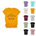 thumbnail image 1 of See This Is Why I Wanted to Stay Home This All This Right Here Graphic Tees for Women Funny Sarcastic Crewneck T Shirts, 1 of 3