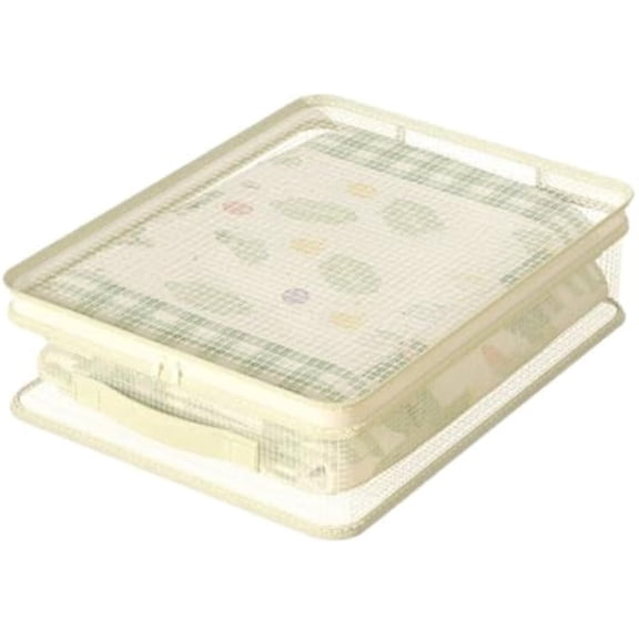 See-Through Closet Organizer Storage Bags, Transparent Storage Bags with Zipper & Handles, Foldable Multipurpose Storages Bins for Clothes, Bedding (2PCS)