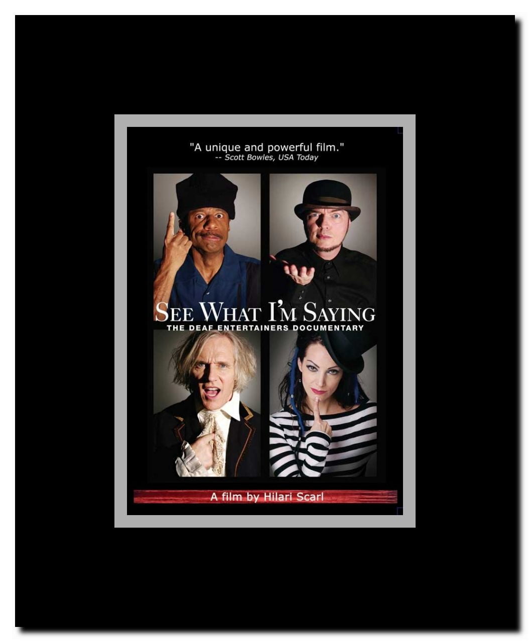 See What I'm Saying: The Deaf Entertainers Documentary Framed Movie Poster
