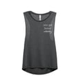 thumbnail image 1 of See Ya Later Alligator Women's Fashion Sleeveless Muscle Tank Top Tee Charcoal Grey Small, 1 of 4