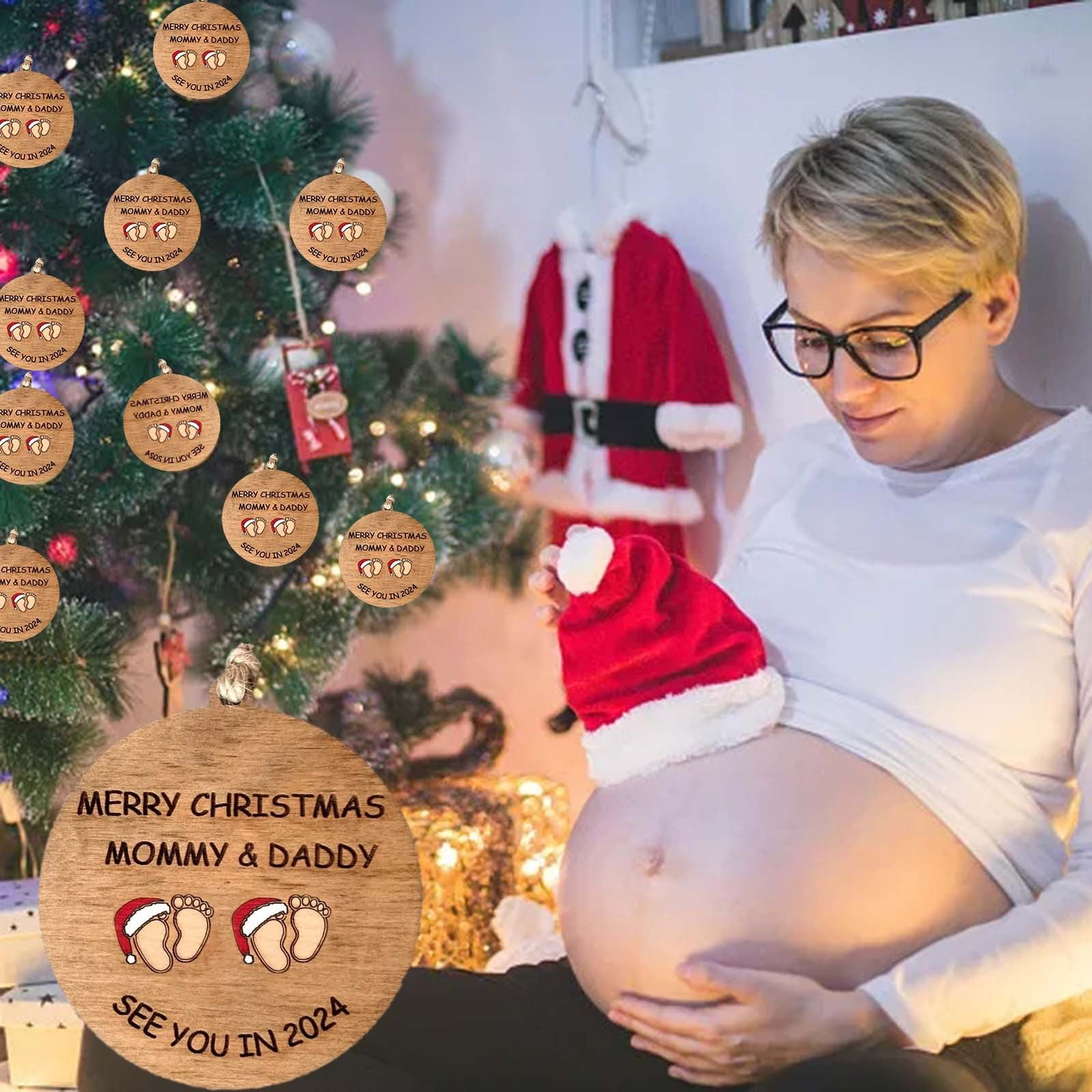 See You In 2024 Christmas Tree Ornament A Perfect Gift for The Suitable