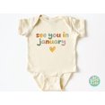 thumbnail image 1 of See You In January Shirt , Cute New Pregnancy Announcement Bodysuit, Baby Coming Soon Shirt, Baby Shower Gift, Shirt For Kids Cool Baby Clothing, Cute Baby Onesie, BABY BODYSUIT LAT 4424, 1 of 3