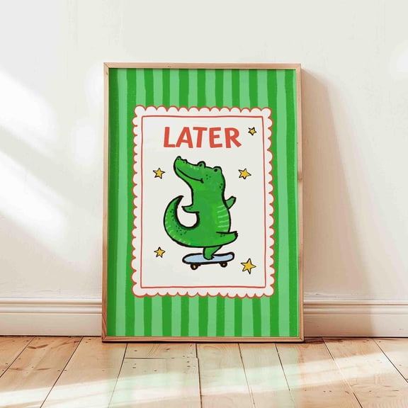 See You Later Alligator Playroom Wall Decor