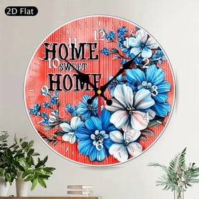 See You Later Alligator Round Wall Clock Funny Tropical Animal Decor Summer Style