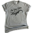 thumbnail image 1 of See You Later Alligator Shirt, Unisex Women's Men's Shirt, Funny Alligator Shirt, Gator Shirt, Swamp Shirt, Dark Heather Gray, Large, 1 of 6