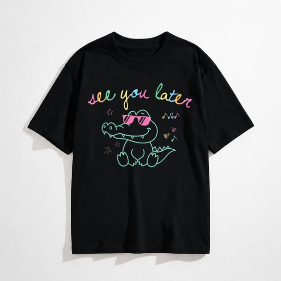 See You Later Teacher Summer Alligator Last Day Of School T-Shirt