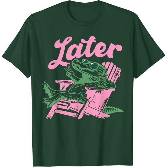 See You Later Teacher Summer Alligator Last Day Of School T-Shirt