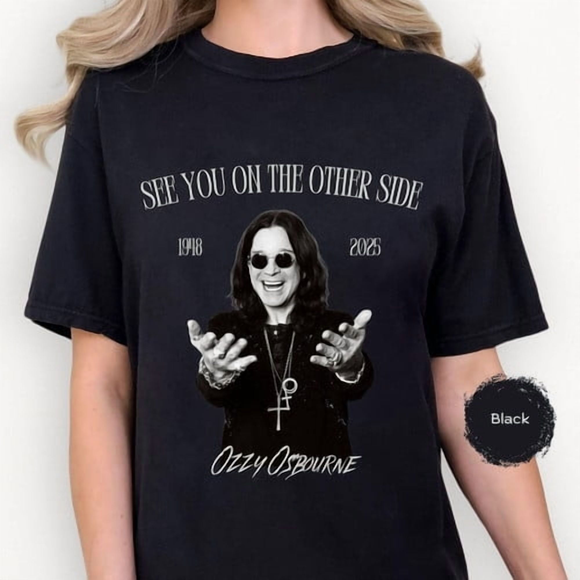 See You On The Other Side, RIP Ozzy Comfort Colors Tshirt