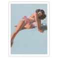 thumbnail image 1 of See You Soon - Glamour Girl Model Jewel Flowers - Famous Brown & Bigelow - Vintage Pin Up Girl Print by Rolf Armstrong c.1940s - Fine Art Matte Paper Print (Unframed) 24x32in, 1 of 4