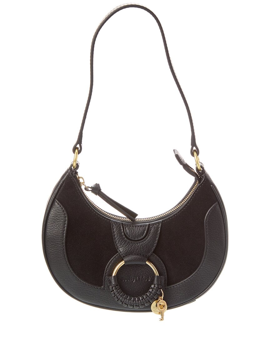 ＊hana＊ See by Chloé Hana Mini Leather Crossbody, Purple - Walmart.com