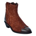 thumbnail image 1 of See by Chloe Suede & Leather Bootie, 40.5, Brown, 1 of 5