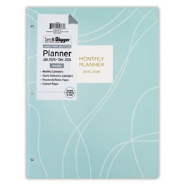 See It Bigger 24-Month Planner, Floral Design, Premium Thick