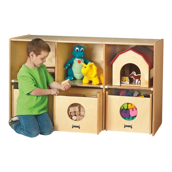 See-n-Wheel Shelf with Bins