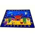 thumbnail image 1 of Kids World Carpets See the Sea Children's Tufted Nylon Educational and Play Area Rug (6'6 x 8'4) - EXACT SIZE - EXACT SIZE, 1 of 2