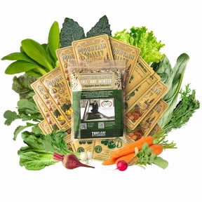 Seed Assortment - 14 Variety Fall & Winter Vegetable Collection, Non-GMO, Heirloom Seeds, Cold-Hardy Crops, Ideal for Fall & Winter Planting, Perfect for Home Gardeners, Full Sun, Easy to Grow.