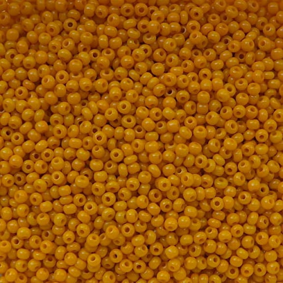 Seed Beads 10/0 Czech Opaque Light Orange (one Hank Pack) Glass Preciosa