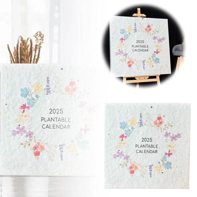 Seed Calendar 2025 From January 2025 to December 2025, Perfect Modern