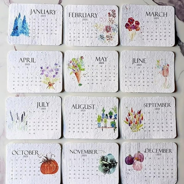 Seed Calendar 2025 Interesting Countdown Calendar From January 2025 To December 2025 Planning