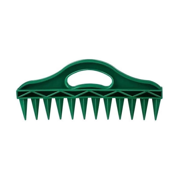 Seed Dibber Multiple Conical Spikes Ergonomic Handle for Sowing Seedling Transplant Bulb Planting