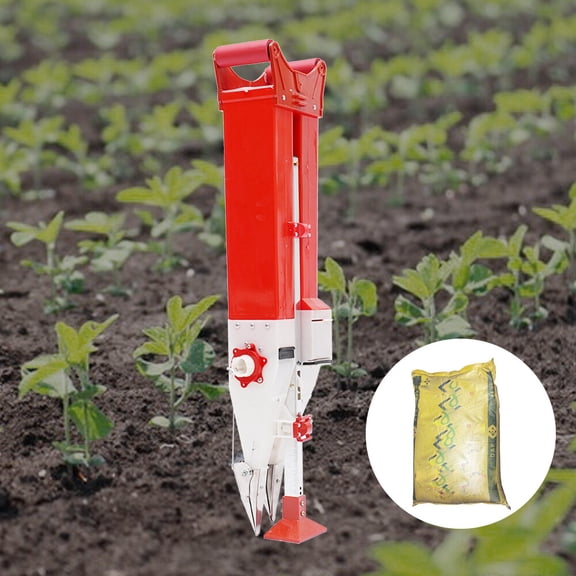 Seed Fertilizer Spreader Household Seeding Machine Hand-Held Applicator Grow Kit