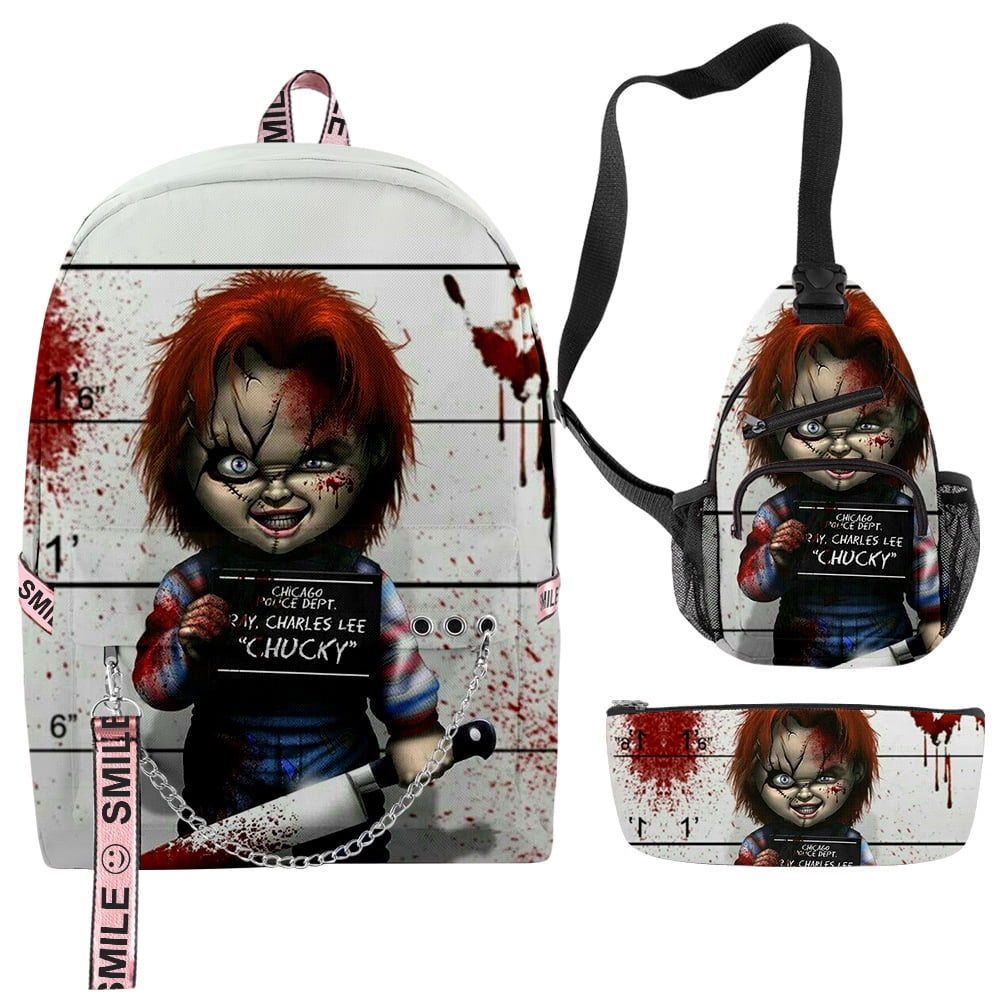 Seed Of Chucky Chucky Season 2 Merch Backpack Rucksack Pack Schoolbag
