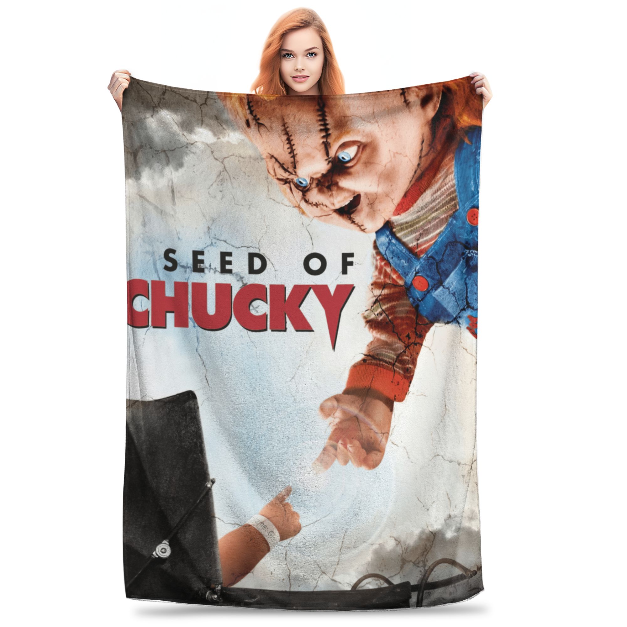 Seed Of Chucky Doll Blanket for Couch Bed Throw Blanket, Aesthetic