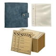 thumbnail image 1 of Seed Organizer Binder with 50 PCS Resealable Seed Envelopes - 50 Storage Pockets, 3.5x5 Inch Clear Sleeves, Seed Saver for Garden Lover, 1 of 9