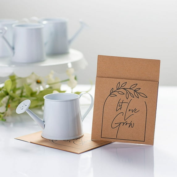 Seed Packet Holder with Watering Can Favor Kit Assortment May Vary