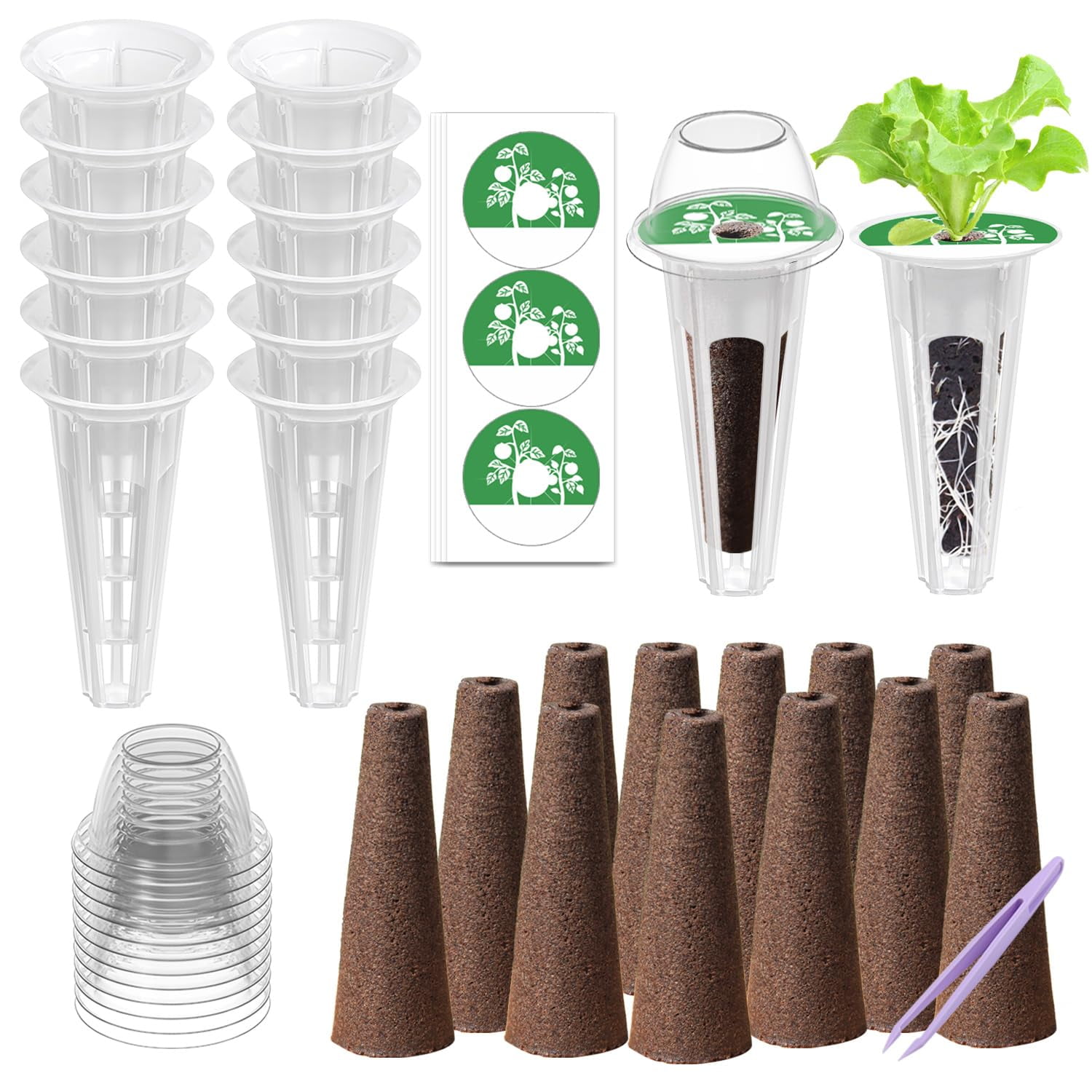 Grow Pod Containers Seed Pod KitITSC Compatible with Aero Garden and All Brands - Grow ...