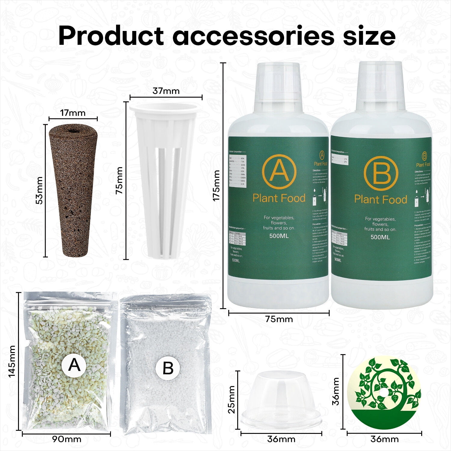 Curated visual reference: Visual Reference: Seed Pods Ahopegarden Hydroponic Grow Supplies Grow Baskets Seed Pods